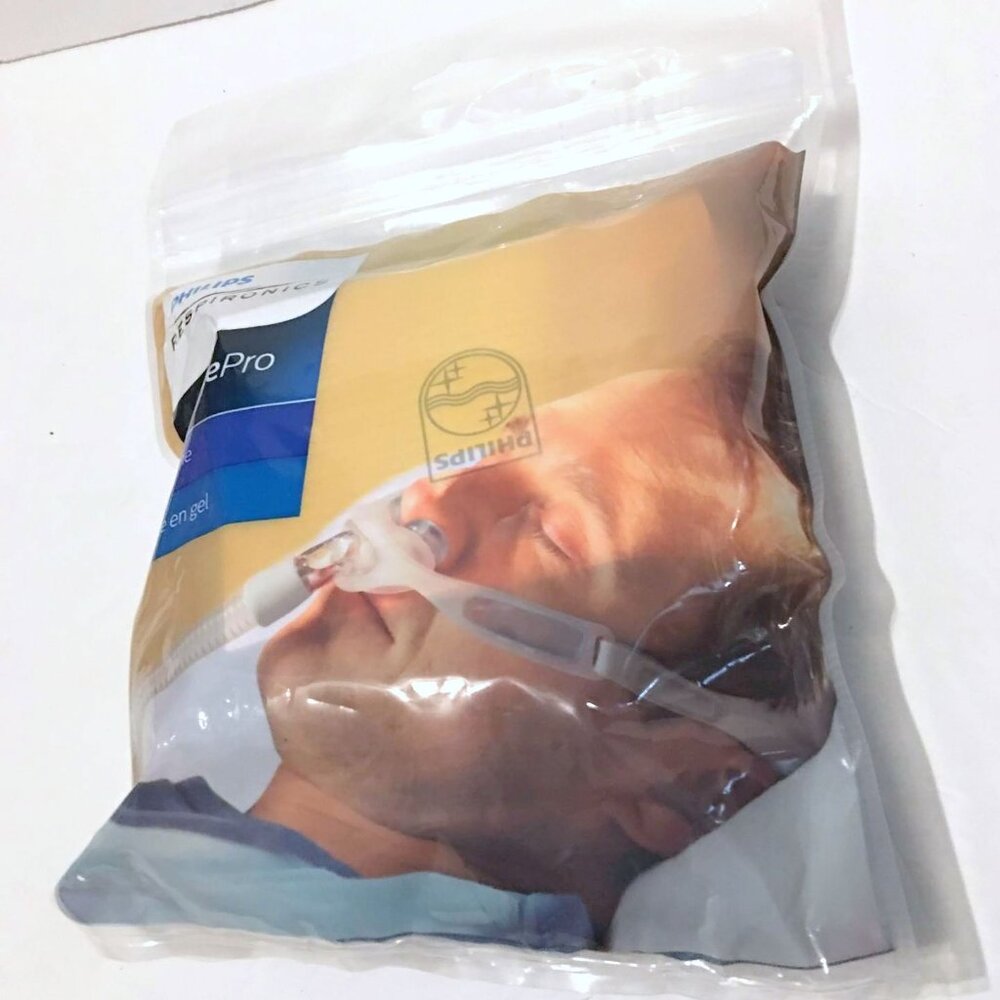 BRAND NEW PHILIPS RESPIRONICS NuancePro Gel Frame Pillows Nasal Mask SET 1105167